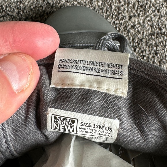 Nothing New Men's Classic Low Top - Size 13 - Grey - Picture 7 of 7